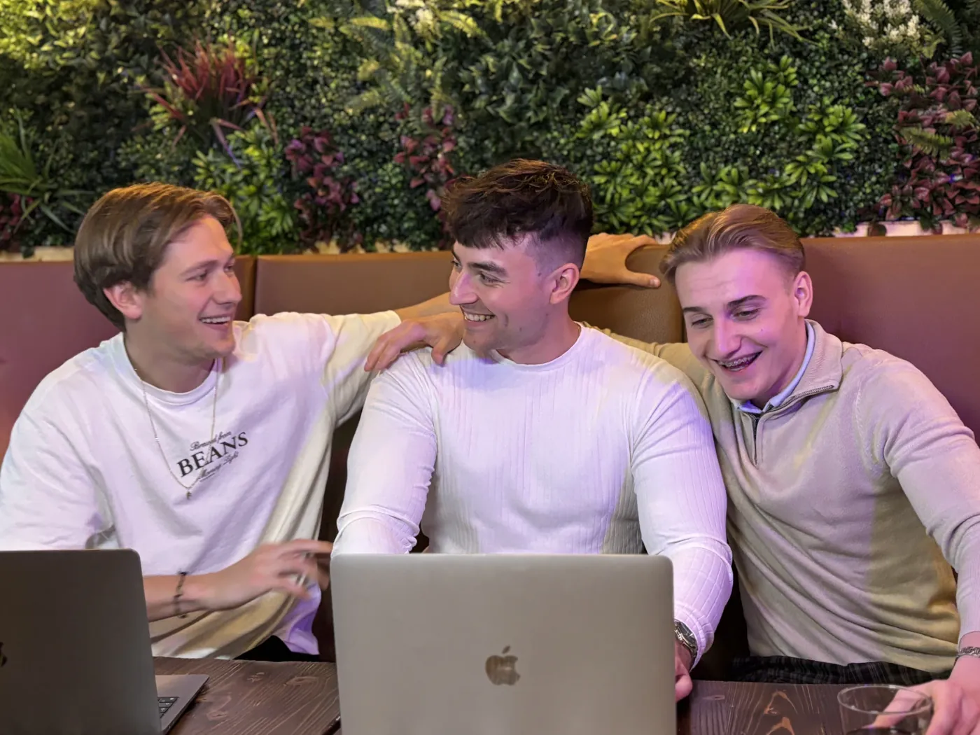 The GBdix team working together on a project