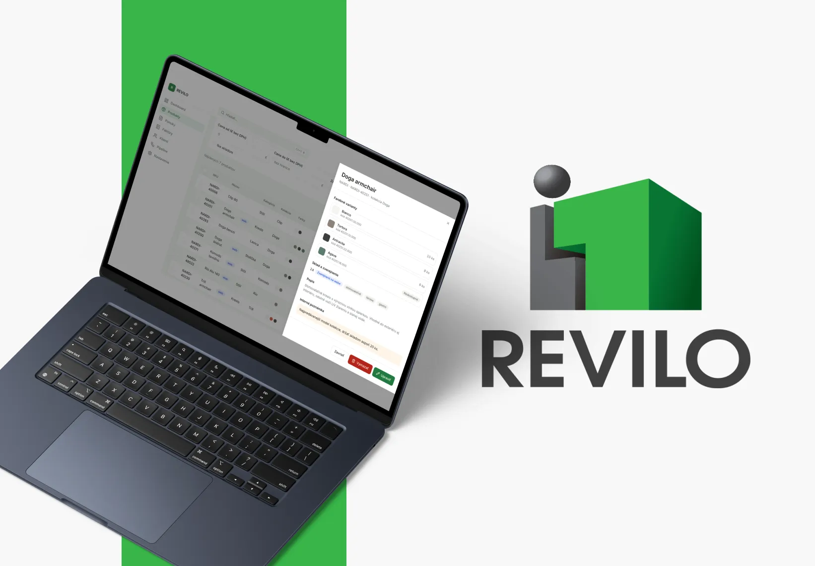 Revilo — custom ERP system
