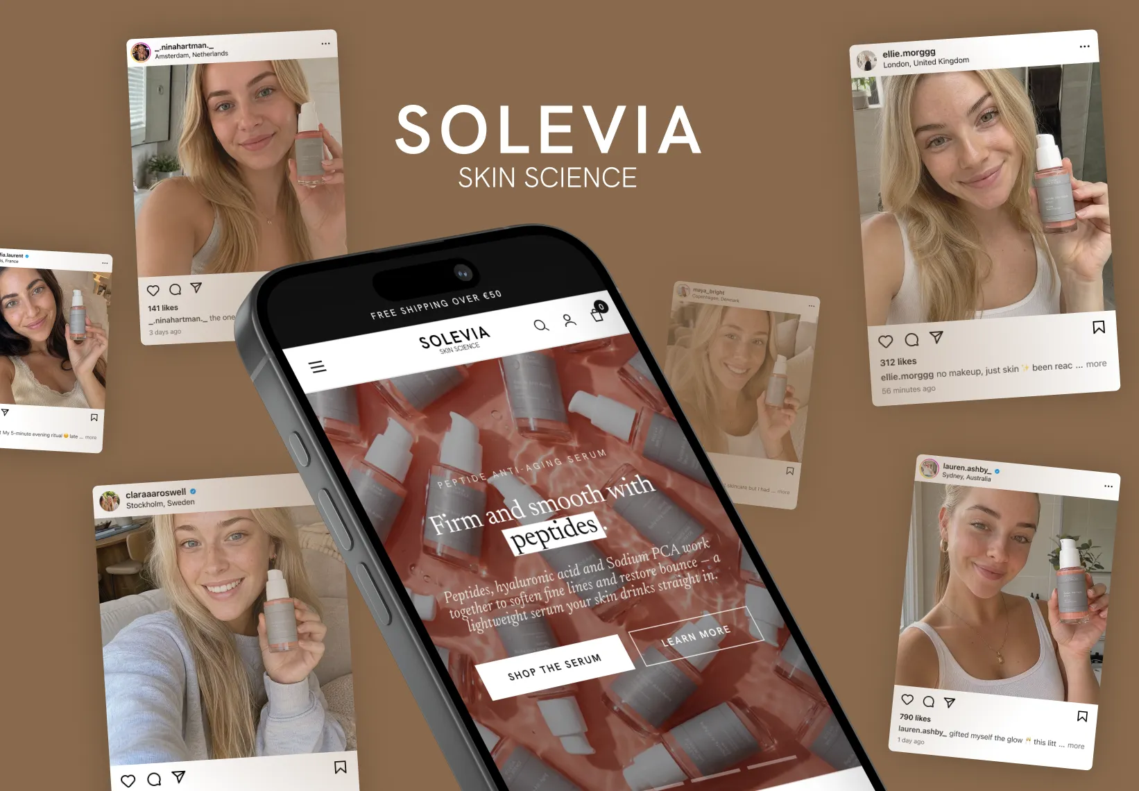 Solevia Skin Science — e-shop, CRM & ads
